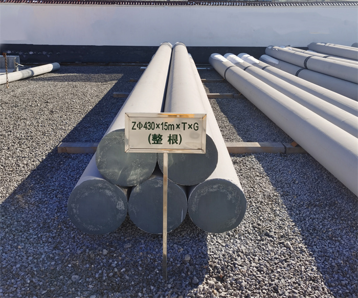 临沧430×15米×T×G终端电线杆